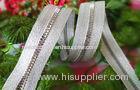 Smoothly Resin Zipper With Silver Teeth / No 5 Plastic Zipper