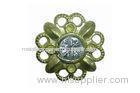 Plastic Rhinestone Custom Snap Buttons Clothing Sunflower Shoes Accessories
