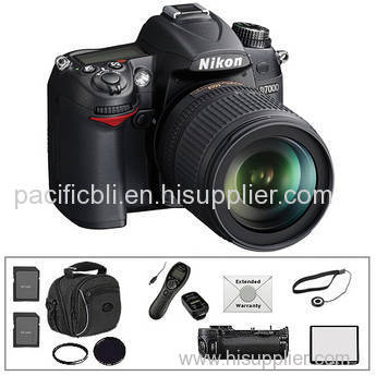 Nikon D7000 DSLR Camera Kit w/18-105mm DX VR Lens and Deluxe Accessory Kit