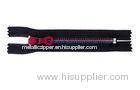 # 8 White And Black Tape Metal Rainbow Teeth Zipper For Handbag / Shoes