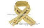 # 20 Molded Plastic Separation Coat Open End Zippers With Auto Lock Slider