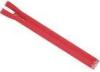 No.3 Red Nylon Separating Invisible Zipper Open End For Underwear