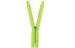 # 5 Green PVC Coated Waterproof Zippers With Antique Silver Teeth For Clothing