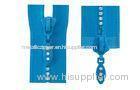 Decorative Colorful # 10 Diamond Open End Rhinestone Zippers For Home Textile