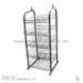 metal wire display racks free standing display shelves