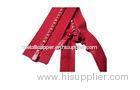 Resin Teeth Red Chunky Open Ended Diamond Zippers With 50cm Long