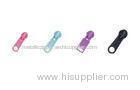 7# Plastic Non-lock Auto Lock Zipper Slider For Handbag / Clothing