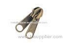 5# Electroplating Two Metal Sided Auto Lock Zipper Slider With Double Puller