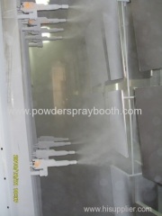 Powder painting plant for aluminum panels