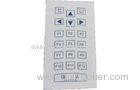 IP65 dynamic rated scratch proof industrial membrane keyboard/ keypad