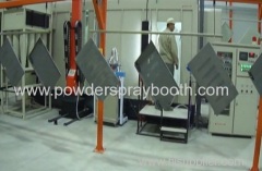 cabinet powder coating production line
