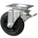 Impact-resistant high load capacity swivel garbage containers casters