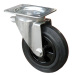 Impact-resistant high load capacity swivel garbage containers casters