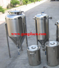 Stainless steel home brewery beer conical fermenter