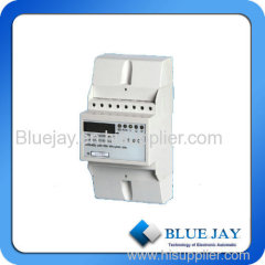 convenient installation active energy consumption in three phase four wire AC electricity energy meter