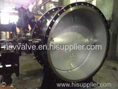 Flange type butterfly valve