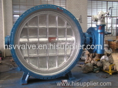 Flange type butterfly valve