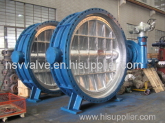 Flange type butterfly valve