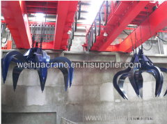 Overhead crane with grab Cap.5-20t