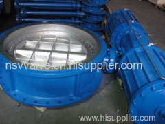 Flange type butterfly valve