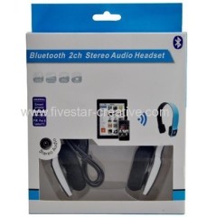 Newest 3.0 Stereo Bluetooth Wireless Headset Headphones with Call Microphone BH23