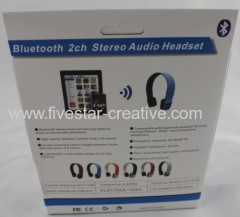 Newest 3.0 Stereo Bluetooth Wireless Headset Headphones with Call Microphone BH23