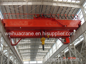 overhead crane with hook Cap.75/20 to 125/32t