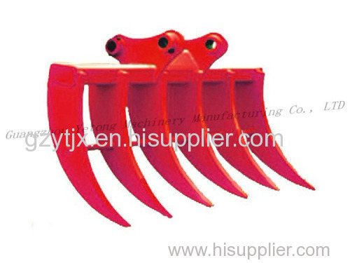 Customized Excavator Rake Bucket High Efficiency Construction Equipment