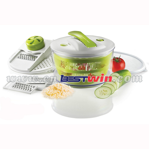 4 in 1 salad spinner /salad chopper/vegetable slicer