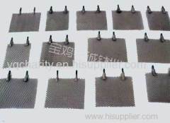 Platinum-coated titanium anode/titanium electrode