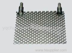 Platinum-coated titanium anode/titanium electrode