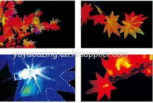 High simulation Led maple tree fabric lvs