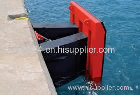 Roller Rubber Fenders Guide Ships in Confined Spaces