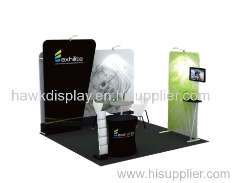 Exhilite TFTube Tension Fabric Exhibition Booth