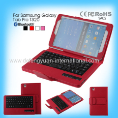 Rechargeable easy-carry case with bluetooth keyboard for Samsung Galaxy Tab Pro T320