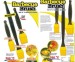 Set of 3 silicone grilling brush / cooking brush with long handle