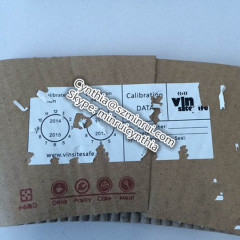 Anti-counterfeit Self Adhesive Eggshell Destructible Vinyl Sticker