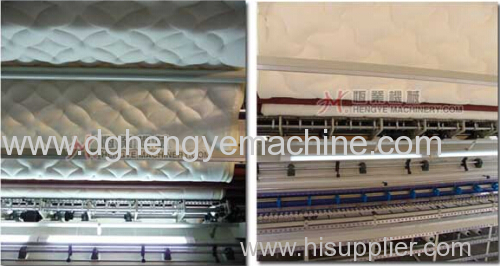 Chain stitch quilting machine for mattress