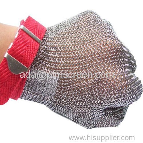 metal wire mesh safety gloves