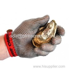 Metal Cut resistant mesh gloves