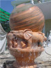 rolling sphere water fountain