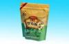 Kraft Paper Stand Up Zip Lock Packaging Bags BPA free For Tea
