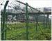 Garden Yard Metal Mesh Fencing Panels With Ground Screw Anchor