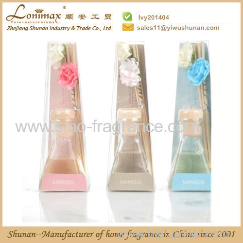 reed diffuser with artificial flower