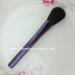 Purple makeup blusher brush