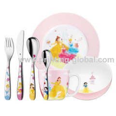 Heat transfer film for children tableware with lovely picture