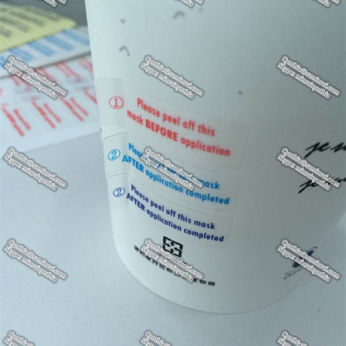 Waterproof Easy Peel Off Self Adhesive Transparent Sticker 