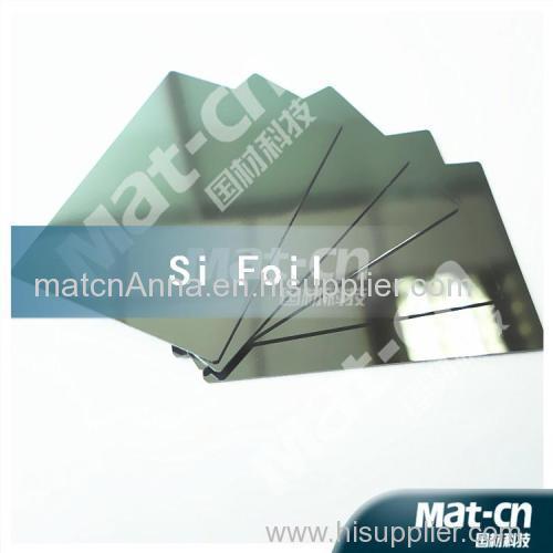 Rotating silicon Si foil ----- sputtering target/ virtual price