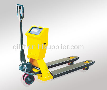 Hydraulic pallet truck with scale CBY Series