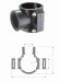 PP pipe compression fittings series(CLAMP SADDLE)